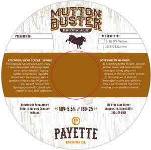 Mutton Buster Brown Ale 