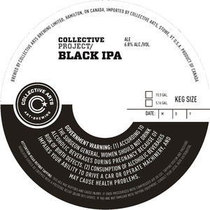 Collective Arts Collective Project Black IPA February 2017