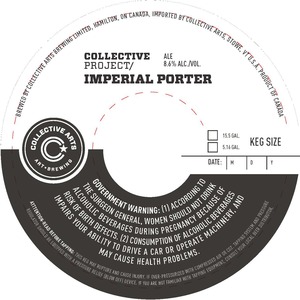 Collective Arts Collective Project Imperial Porter February 2017