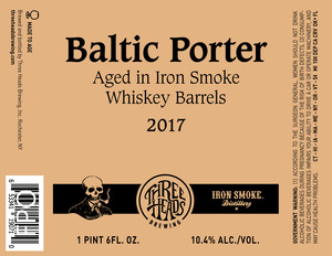 Three Heads Brewing Baltic Porter March 2017