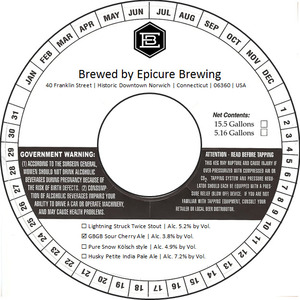 Epicure Brewing Gbgb Sour Cherry Ale March 2017