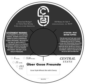 Central State Brewing Uber Gose Freunde