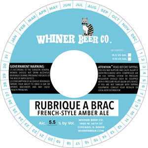 Whiner Beer Company Rubrique A Brac March 2017