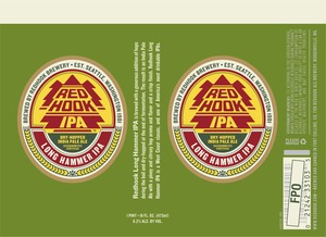 Redhook Ale Brewery Longhammer IPA March 2017