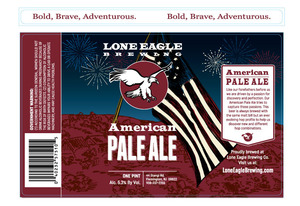 Lone Eagle Brewing American Pale Ale March 2017