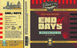 Emmett's Brewing Co. End Of Days March 2017