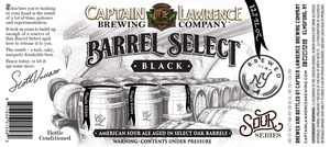 Captain Lawrence Brewing Barrel Select Black March 2017