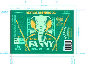 Revival Brewing Co. Fanny Session India Pale Ale March 2017