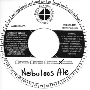 Four Seasons Brewing Company, Inc. Nebulous Ale
