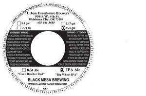 Black Mesa Brewing Co Big Wheel IPA March 2017