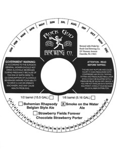 Rock God Brewing Co. Smoke On The Water March 2017