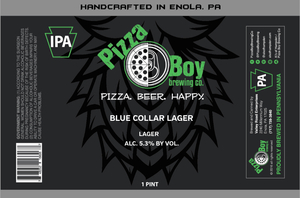 Pizza Boy Brewing Co. Blue Collar Lager March 2017