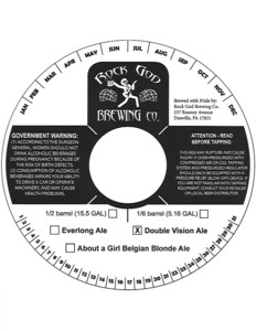 Rock God Brewing Co Double Vision March 2017
