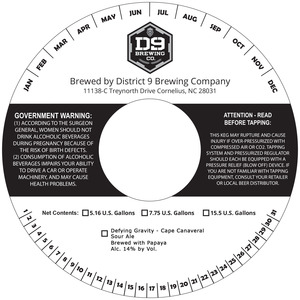 D9 Brewing Company Defying Gravity Cape Canaveral March 2017