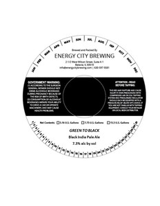 Energy City Brewing Green To Black