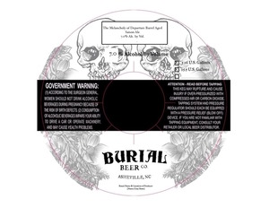 Burial Beer Co. The Melancholy Of Departure March 2017