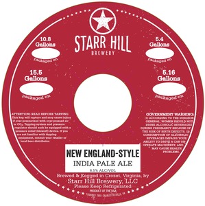 Starr Hill New England-style India Pale Ale