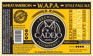 Cadejo Brewing Company Wheat American Style Pale Ale