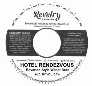 Revelry Brewing Co. Hotel Rendezvous March 2017