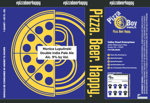Pizza Boy Brewing Co. Monica Lupulinski March 2017