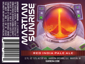 Martian Sunrise Red India Pale Ale March 2017