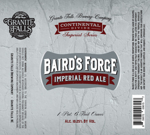 Granite Falls Brewing Company Baird's Forge