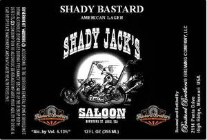 Shady Bastard American Lager Shady Jacks Saloon March 2017