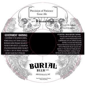 Burial Beer Co. Precision Of Patience March 2017