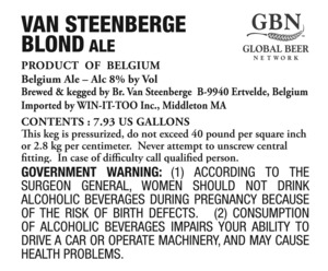 Van Steenberge Blond 