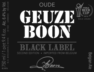 Geuze Boon Black Label 