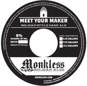 Monkless Belgian Ales Meet Your Maker