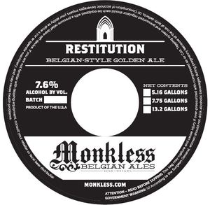 Monkless Belgian Ales Restitution