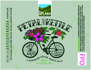 Upland Brewing Company Petal To The Kettle March 2017