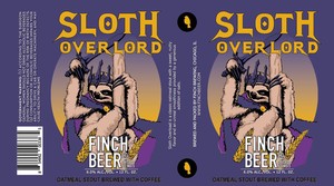 Finch Sloth Overlord Oatmeal Stout March 2017