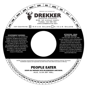 Drekker Brewing Company People Eater March 2017