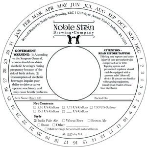 Noble Stein Brewing Company Batch 483