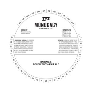 Monocacy Brewing Co Radiance Double India Pale Ale