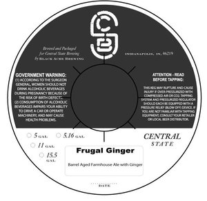 Central State Brewing Frugal Ginger