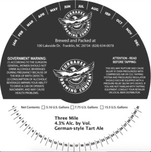 Currahee Brewing Company LLC Three Mile