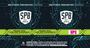 Southern Prohibition Brewing Kolsch With Lime And Chamomile March 2017