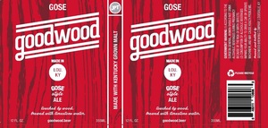 Goodwood Brewing Co Gose Style Ale March 2017
