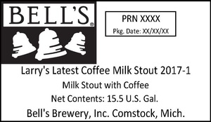 Bell's Larry's Latest Coffee Milk Stout