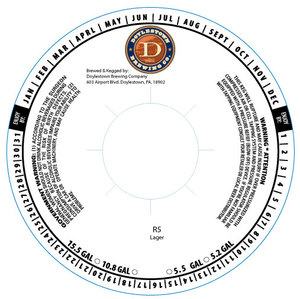 Doylestown Brewing R5 Lager March 2017