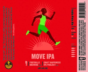 Foothills Brewing Move IPA March 2017