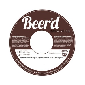 Beer'd Brewing Company By The Bushel Belgian Style Pale Ale