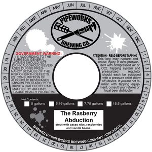 Pipeworks Brewing Company The Raspberry Abduction March 2017