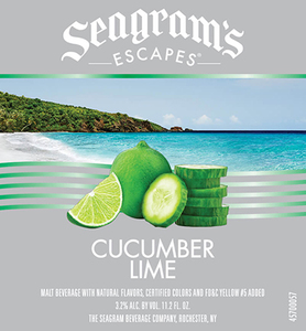 Seagram's Escapes Cucumber Lime March 2017