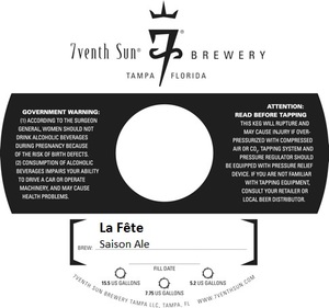 7venth Sun Brewery La FÊte March 2017