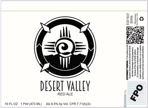 Desert Valley Brewing Red Ale March 2017