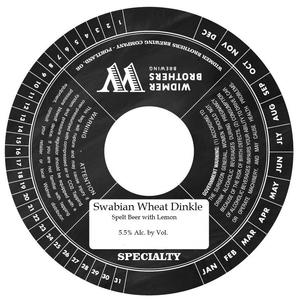 Widmer Brothers Brewing Co. Swabian Wheat Dinkle April 2017